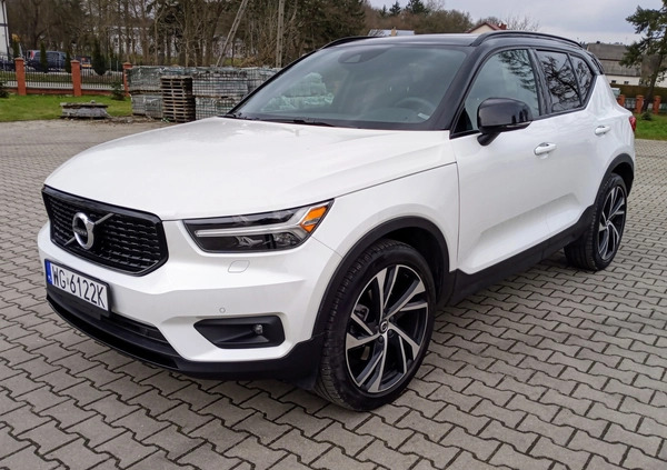 Volvo XC 40 cena 132600 przebieg: 20451, rok produkcji 2022 z Iława małe 667